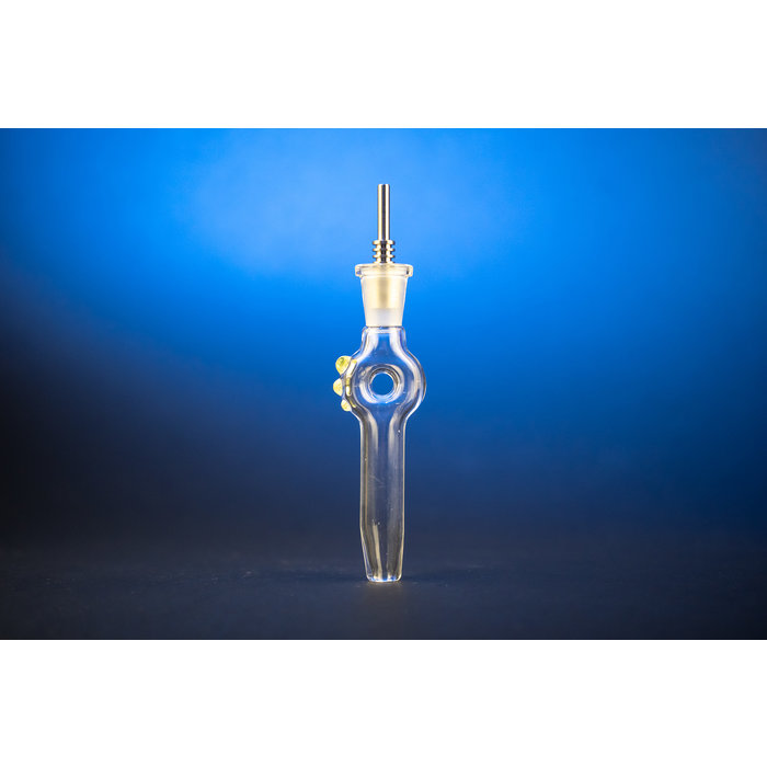 Clear Donut Straw w/Ti