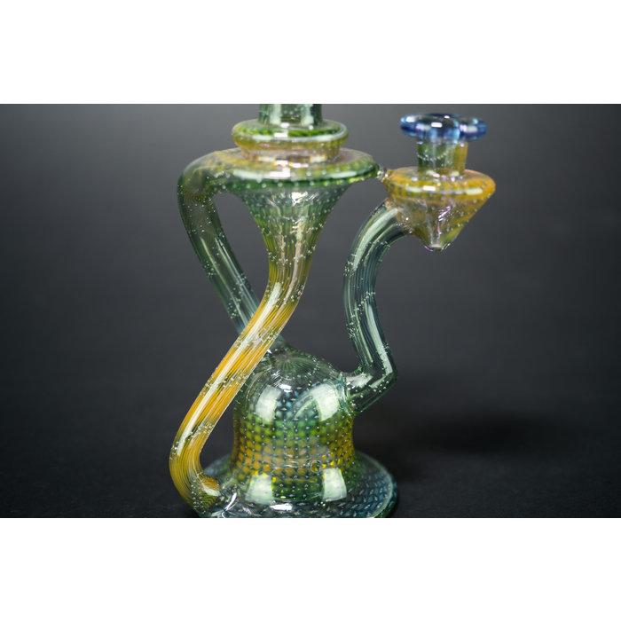 Single Uptake Recycler 10mm w/ Matching Bubble Cap