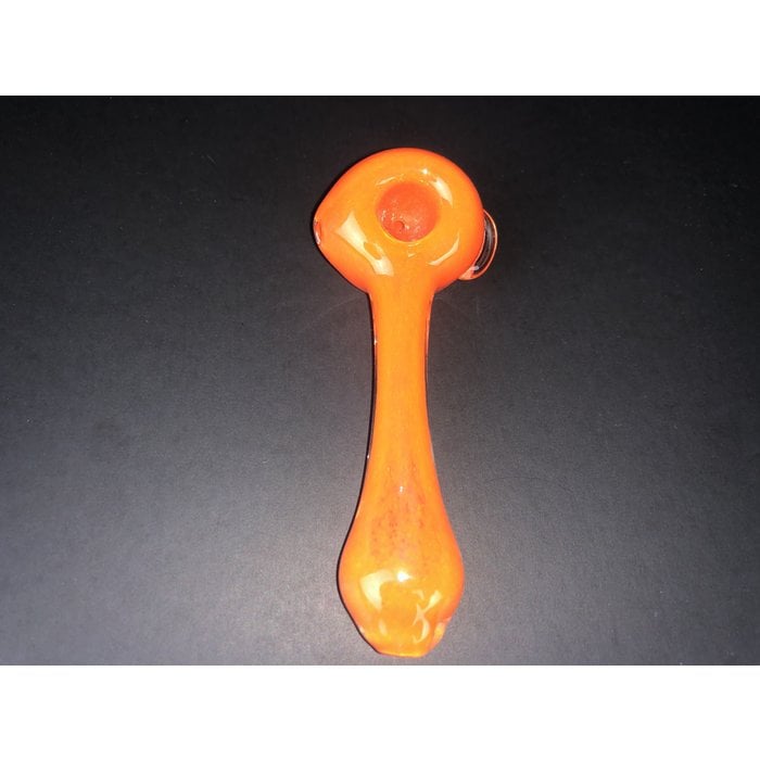 Matt White Glass Orange Spoon