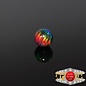 5mm Black Rainbow Opal Pearl 1Pack