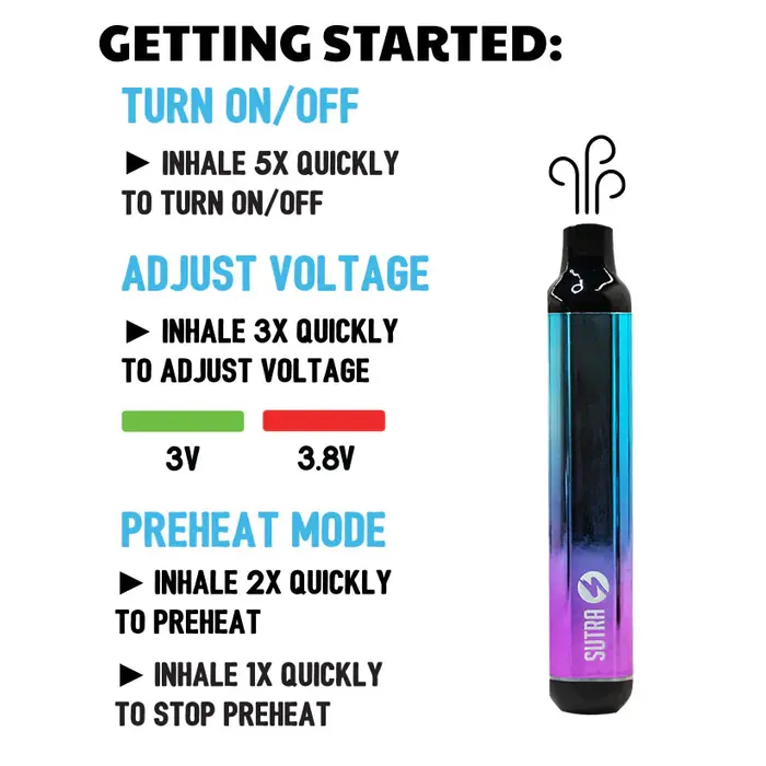 SILO Auto Draw Cartridge Vaporizer Black