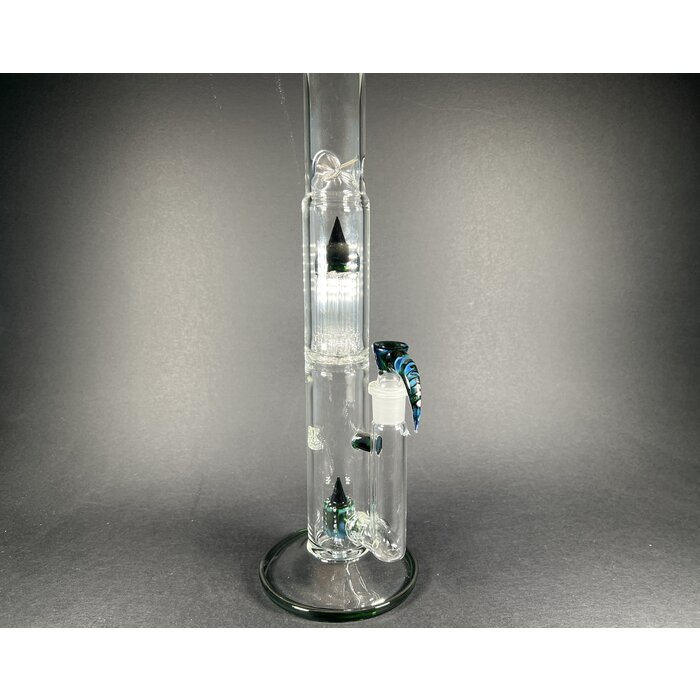 2kglassart Accented Cap to 8 Arm "Green Money"