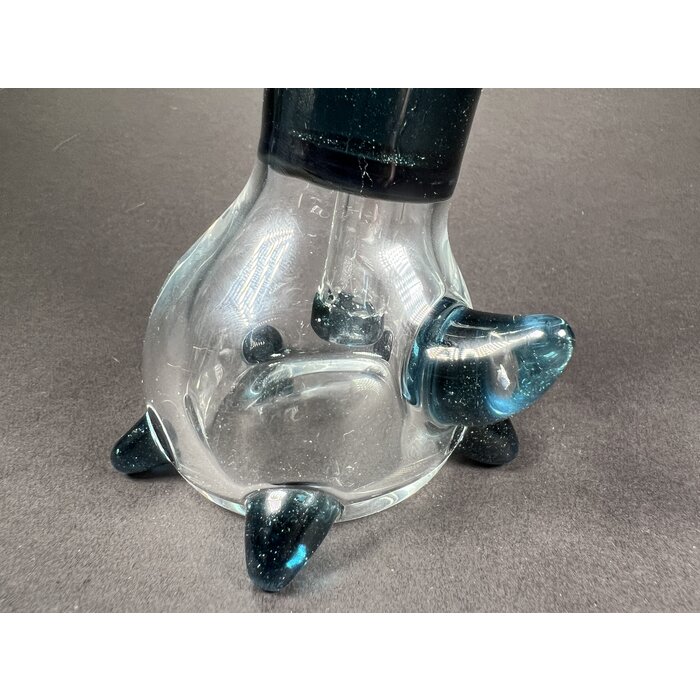 Black & Clear Bubbler #124
