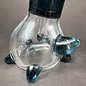 Black & Clear Bubbler #124