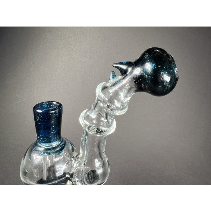 Black & Clear Bubbler #124