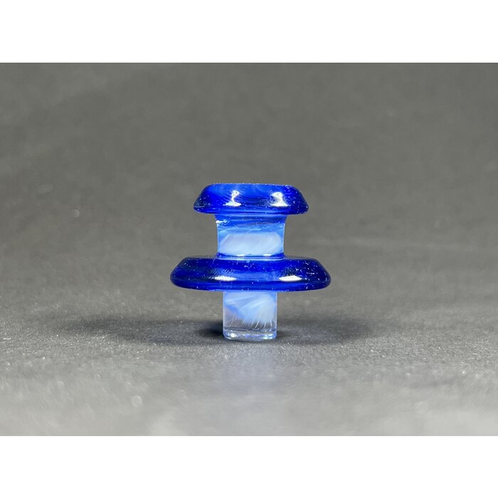 Campfire Quartz UFO Two Tone Tower Cap (For Slurpers) Blue Opaline