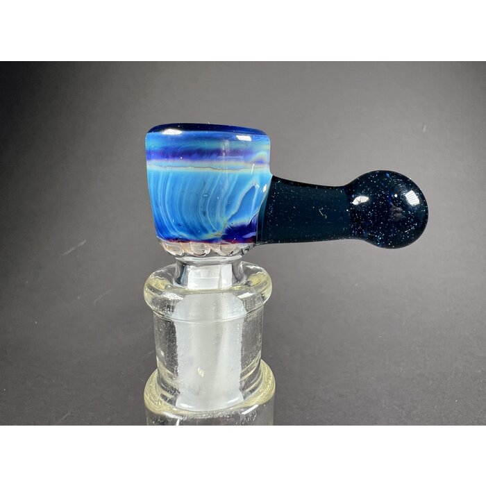 Jake Wilson 14mm Colored Slide #2 (Mega Tai Tai w/ Sparkle Blue UV Handle)