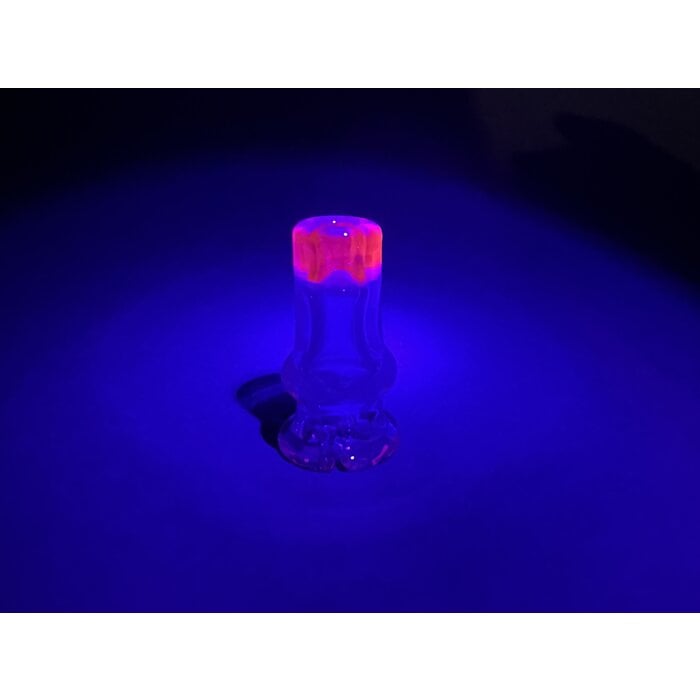 Tokr Glass Pivot Mouthpiece Two Tone Rose Cloud/UV Pink