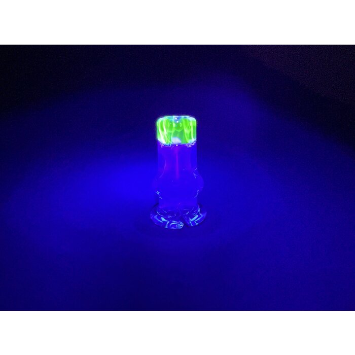 Tokr Glass Pivot Mouthpiece Two Tone Slyme/UV Green