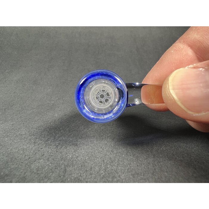 Mears Glass 14mm Small 7 Hole Slide Blue
