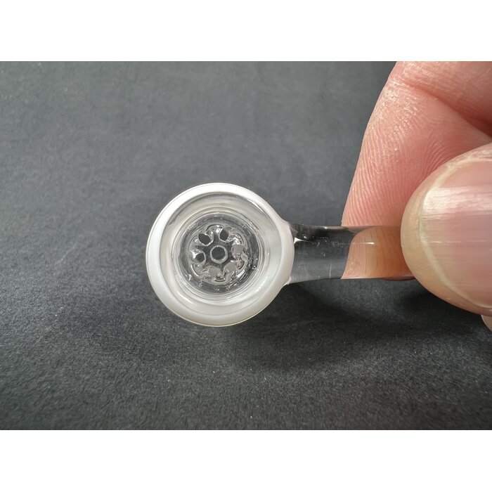 14mm Small 7 Hole Slide White