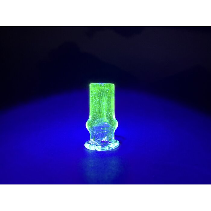 Tokr Glass Pivot Mouthpiece Single Color UV Green