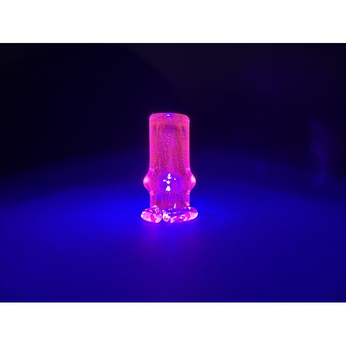 Tokr Glass Pivot Mouthpiece Single Color UV Pink