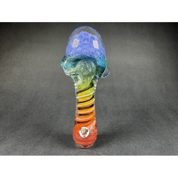 Plug A Nug Rainbow Honeycomb Frit Spoon