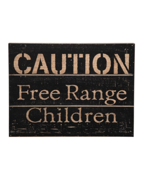 Foreside Free Range Children Wood Wall Decor