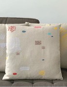 K.Studio Home K Studio "Patches" Embroidered Pillow