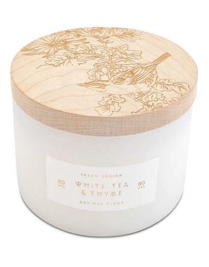 Skeem Skeem White Tea & Thyme 3-Wick Candle
