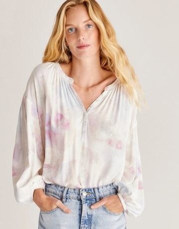 Z Supply Dalia Bayfront Watercolor Top