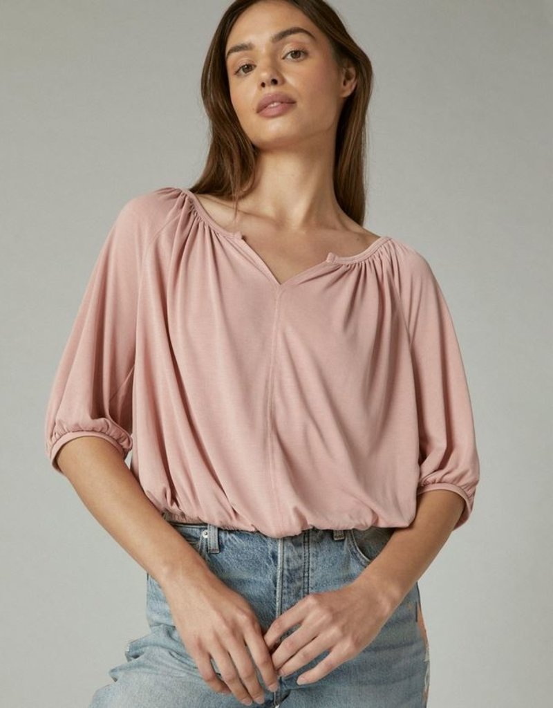 Lucky Brand Clothing Lucky Brand Sandwash Peasant Top