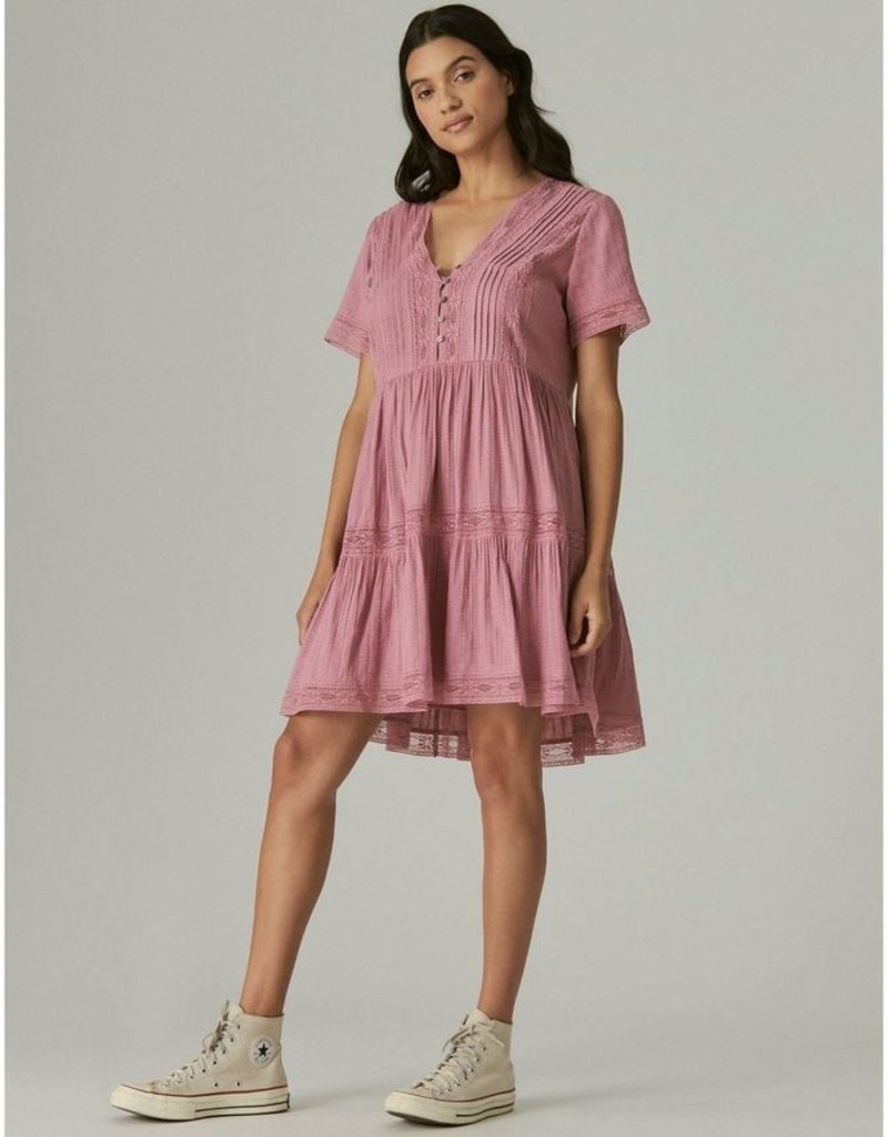 Lucky Brand Clothing Lucky Brand Lace Tiered Dress