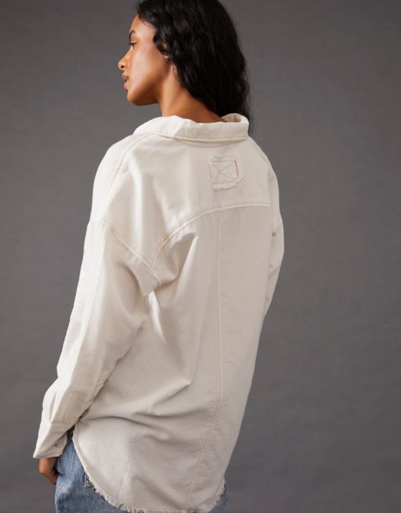 Free People Free People Smock Oxford Top