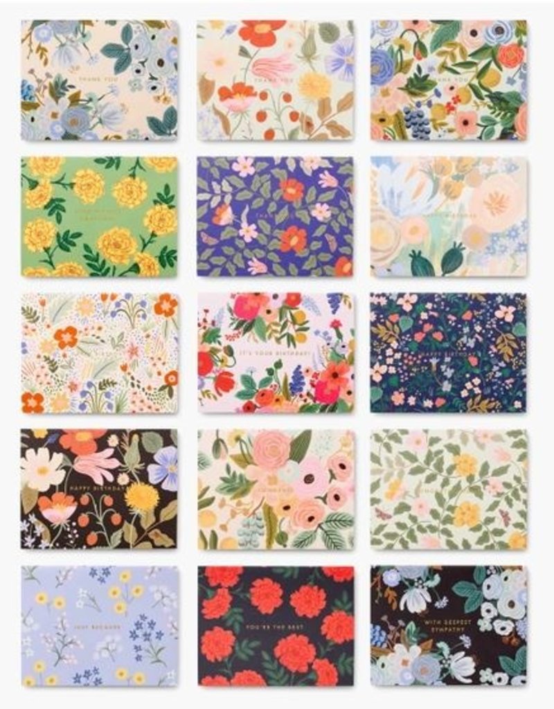 Rifle Paper Co. Rifle Paper Co Mixed Florals Essential Boxed Cards