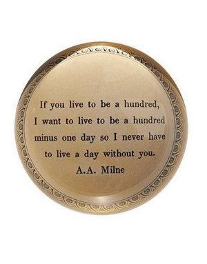 Sugarboo Designs Sugarboo Paperweight - If You Live to Be a Hundred...