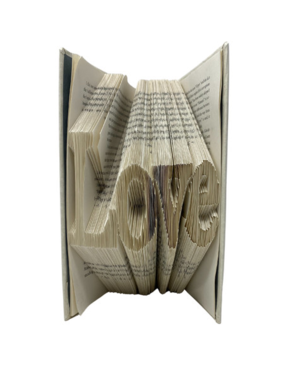 E.Lawrence E.Lawrence HandFolded Pages LOVE Book