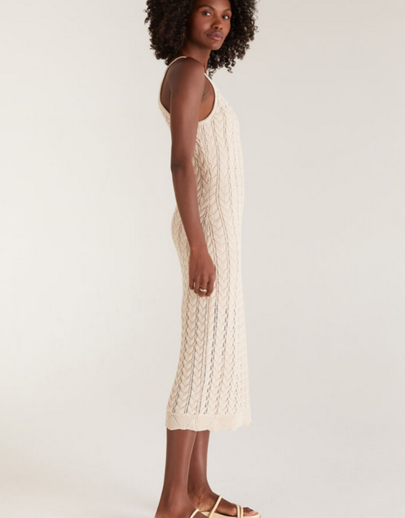 Z Supply Z Supply Camille Crochet Midi Dress