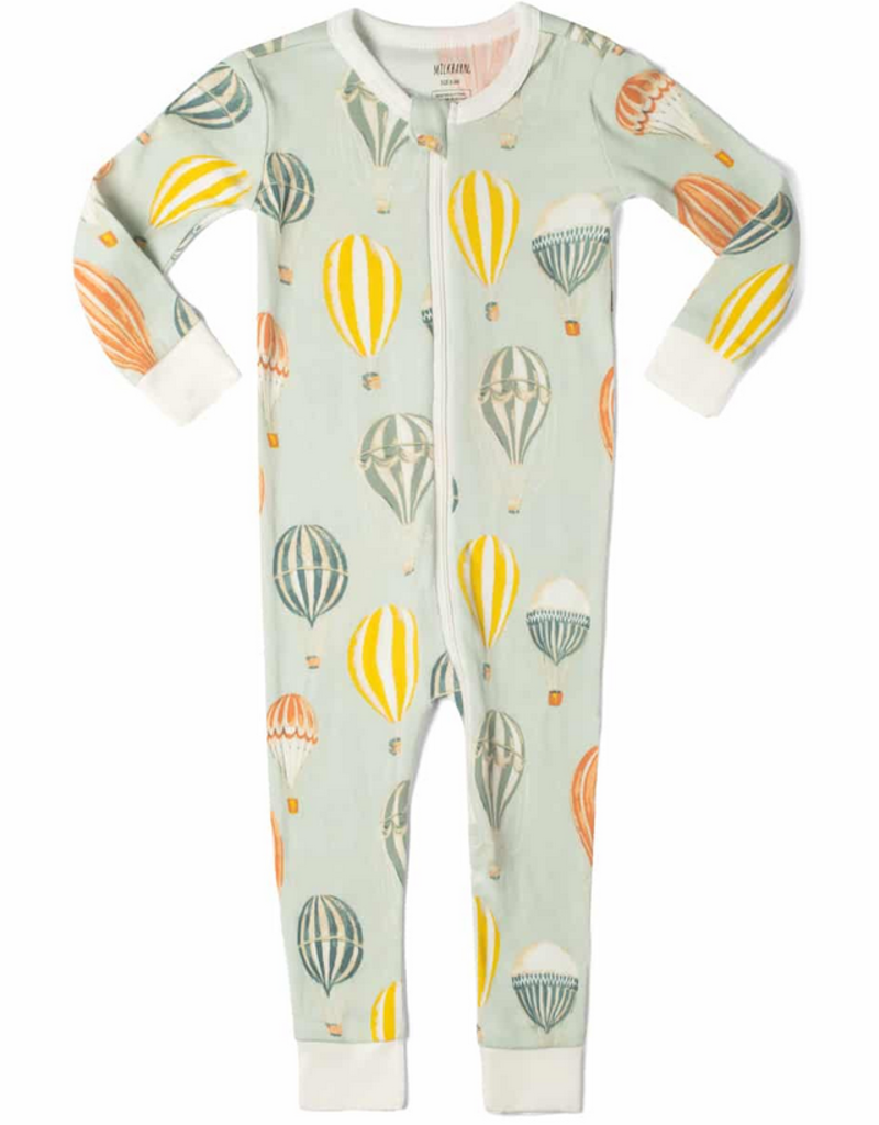 Milkbarn Milkbarn Organic Zipper Pajamas