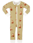 Milkbarn Milkbarn Organic Zipper Pajamas