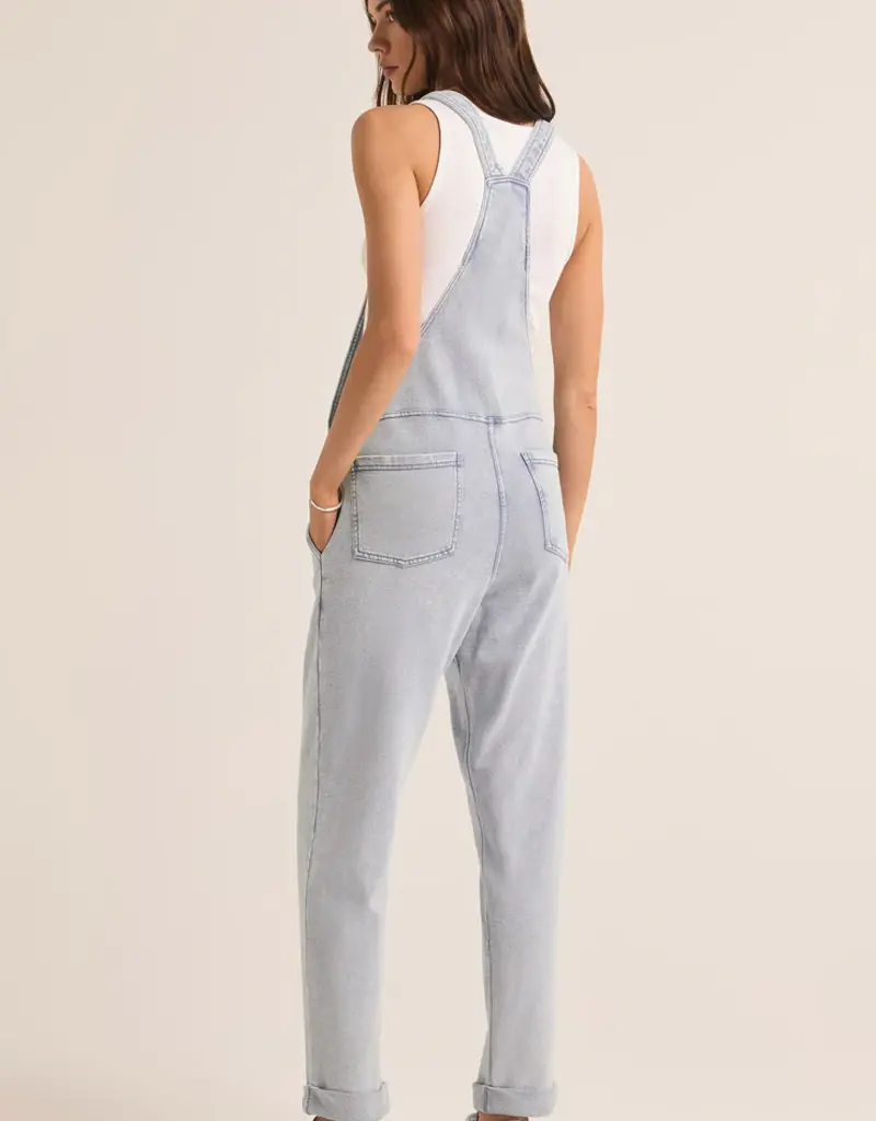 Z Supply Z Supply Knit Denim Overalls