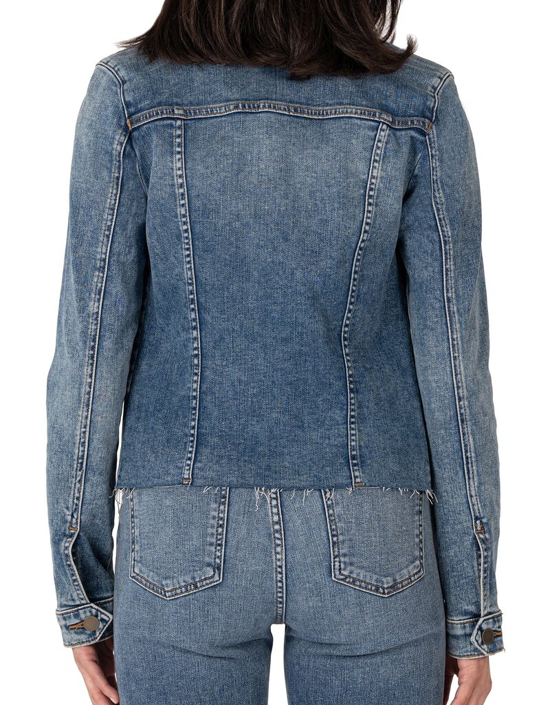 KUT From The Kloth KUT Kara Raw Hem Denim Jacket
