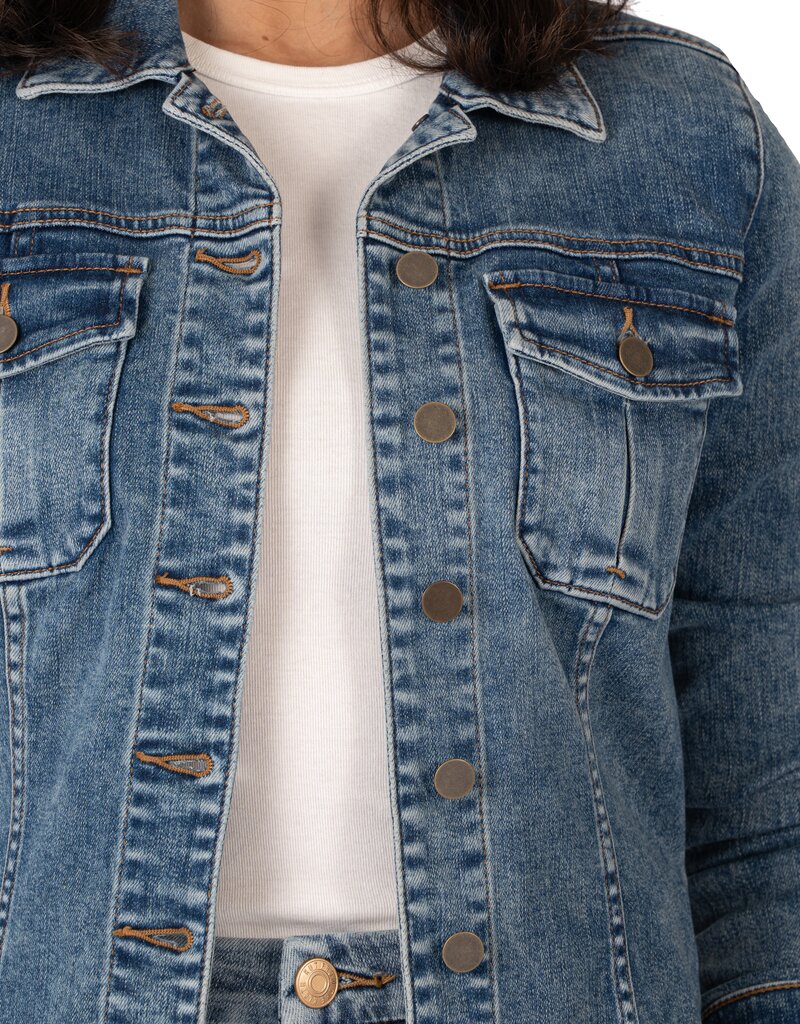 KUT From The Kloth KUT Kara Raw Hem Denim Jacket