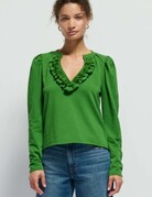 Nation LTD Nation Ltd Valita Split Neck Top