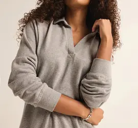 Z Supply Aspen Maxi Sweatshirt Dress