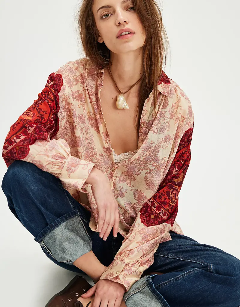 Free People Free People Rose Bud Blouse