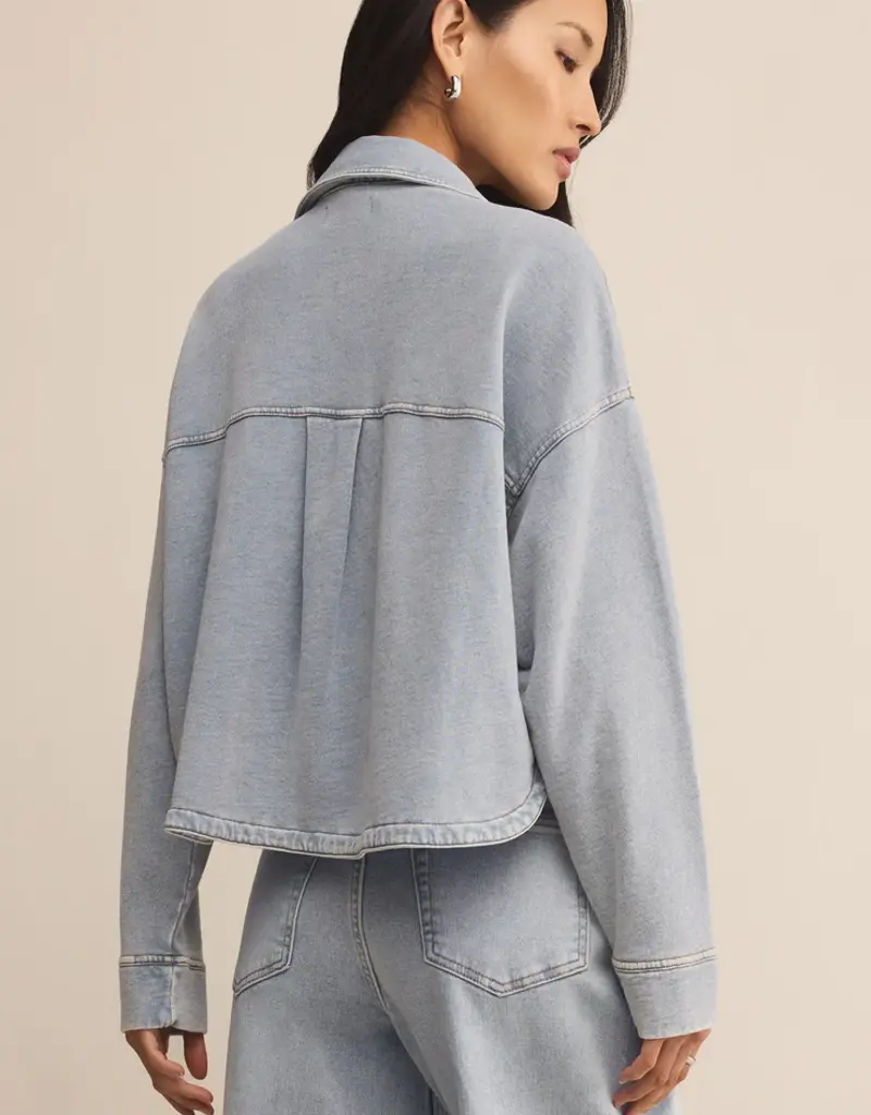 Z Supply Z Supply All Day Cropped Knit Jacket