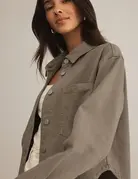 Z Supply Z Supply All Day Cropped Denim Jacket