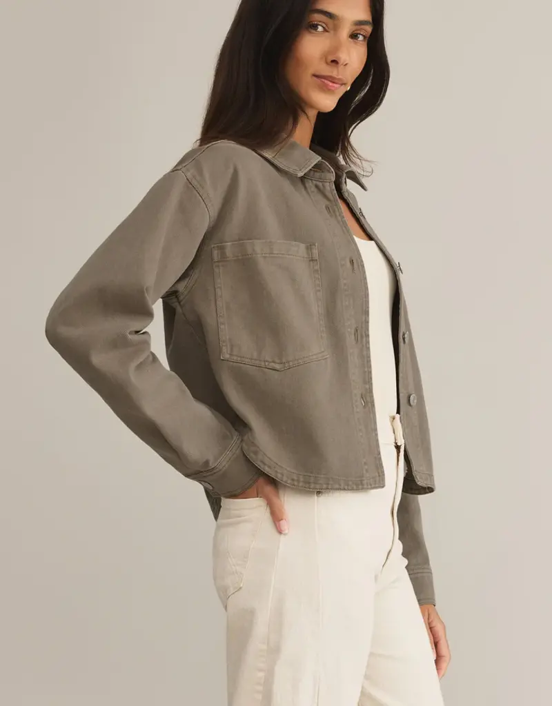 Z Supply Z Supply All Day Cropped Denim Jacket