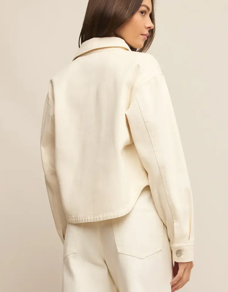 Z Supply Z Supply All Day Cropped Denim Jacket