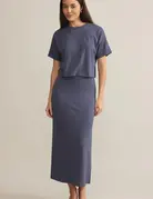 Z Supply Z Supply Delavine Textured Midi Skirt