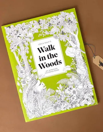 Abrams-Stewart Tabori Leila Duly's Walk in the Woods COLORING BOOK