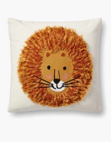 Rifle Paper / Loloi Rifle Paper Co. Lion Pillow