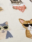 Rifle Paper / Loloi Rifle Paper Co. Cool Cats Embroidered Pillow