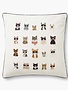 Rifle Paper / Loloi Rifle Paper Co. Cool Cats Embroidered Pillow