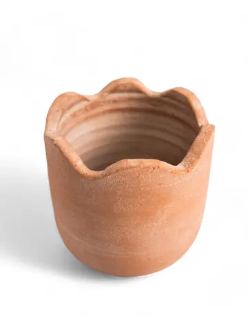 Meso Goods Meso Goods Wavy Tabletop Terracotta Planter