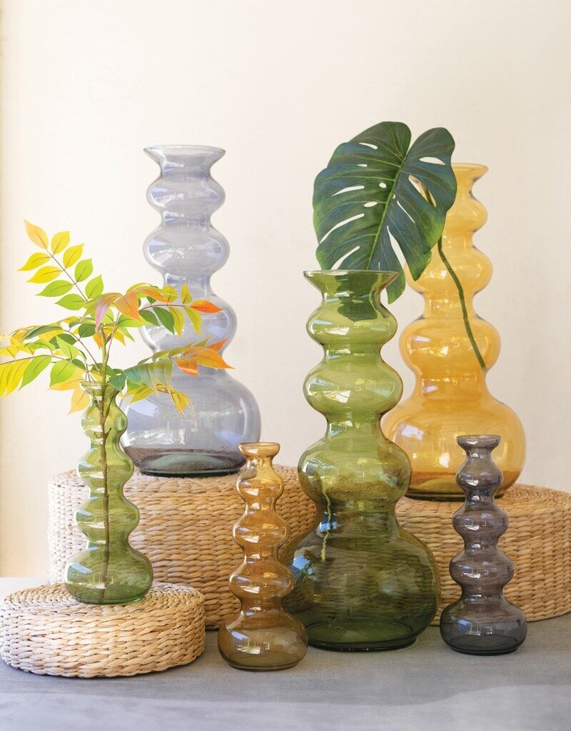 Kalalou Kalalou Glass Bubble Vase