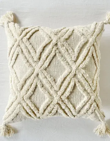 Patina Vie Patina Vie Pillow - Cashmere Diamond Tufted 20x20