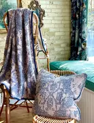 Patina Vie Patina Vie Velvet Edge Throw